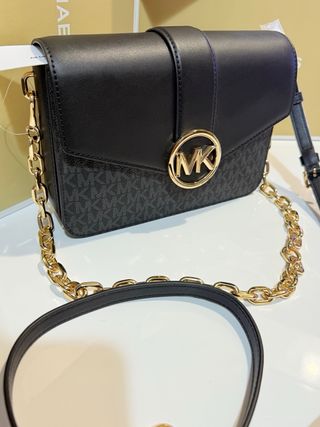 Bolso Michael Kors Negro y Dorado