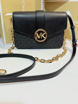 Bolso Michael Kors Negro y Dorado