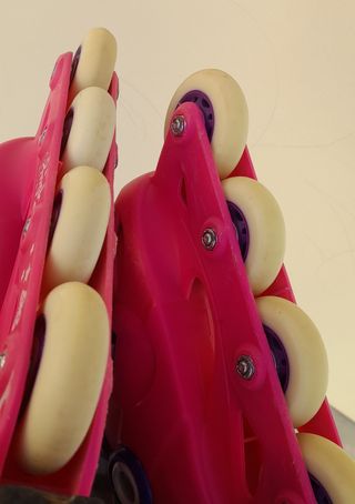 Patines en línea Oxelo 28-30 niña con protecciones