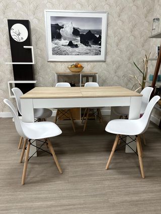 Conjunto Nuevo Mesa Extensible+ 4 Sillas