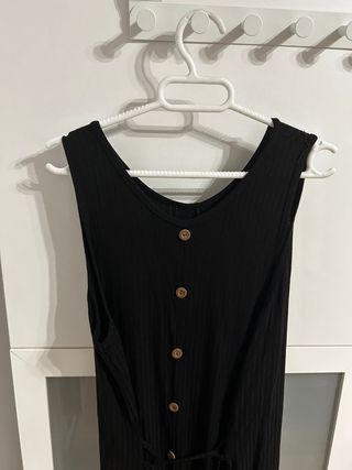 Mono negro botones mujer Talla S/M