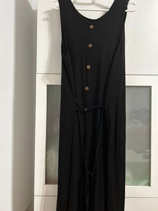 Mono negro botones mujer Talla S/M