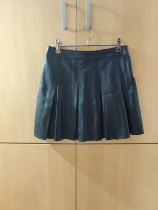 Falda tablas Hollister negra talla S