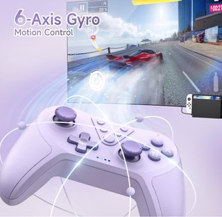 Mando EasySMX T37 Nintendo Switch Morado