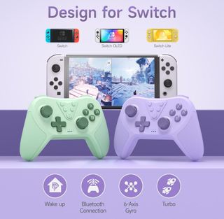 Mando EasySMX T37 Nintendo Switch Morado