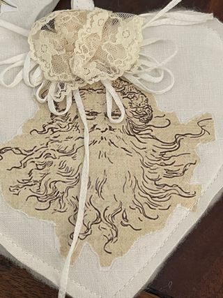 Set 3 bellissimi cuori Natale handmade