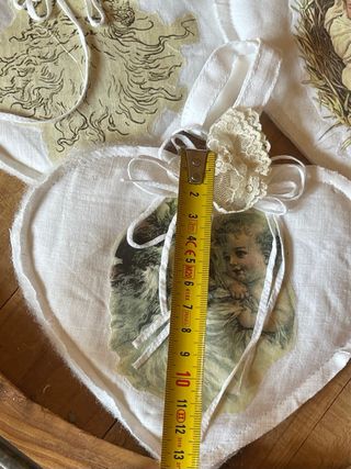 Set 3 bellissimi cuori Natale handmade