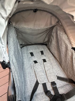 Carrito Bebé + Capazo Gris + Bumprider