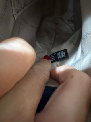 Bolso Michael Kors Azul y Plateado