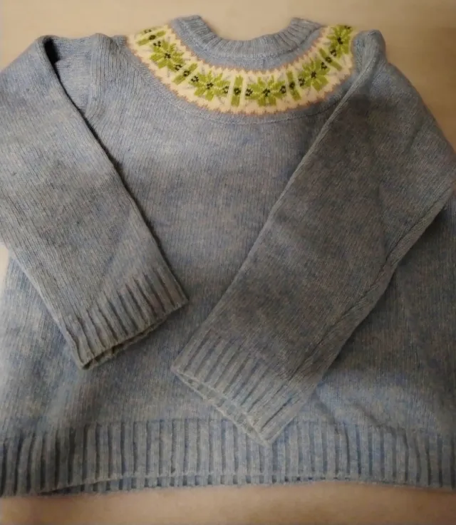 Jersey greca azul talla 4