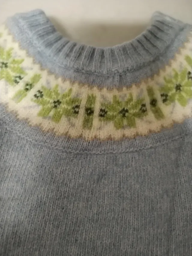 Jersey greca azul talla 4