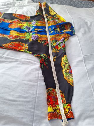 Camisa seda vintage Atelier Versace mujer