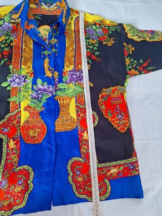Camisa seda vintage Atelier Versace mujer