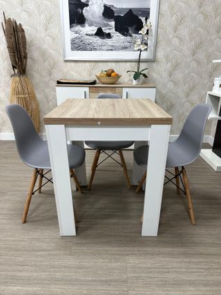 Mesa Extensible en Oferta + 4 Sillas Modernas
