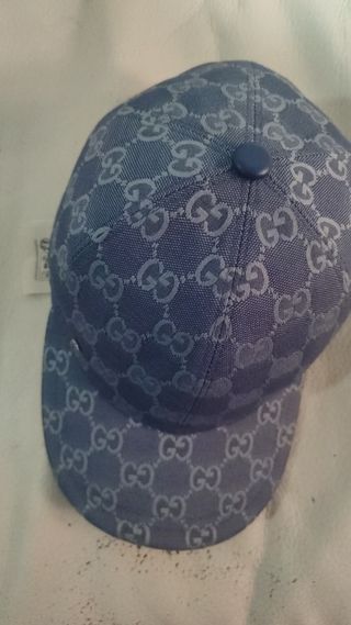 Gorra Gucci Azul/Gris