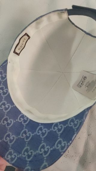 Gorra Gucci Azul/Gris