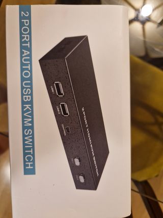 Conmutador KVM USB HDMI 2 Puertos