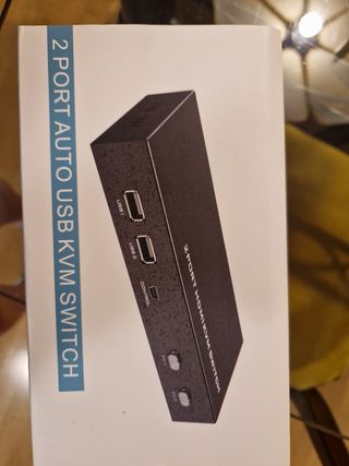 Conmutador KVM USB HDMI 2 Puertos