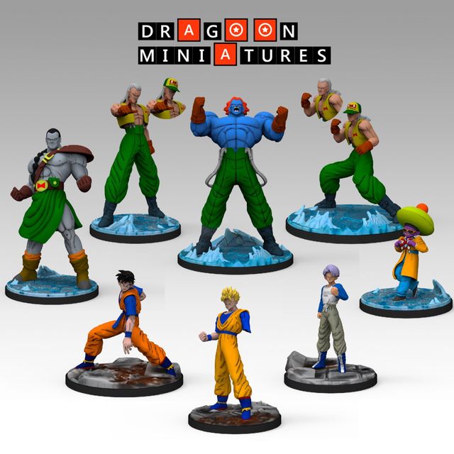 Miniaturas Dragon Ball Z Saga Androides Pack 1