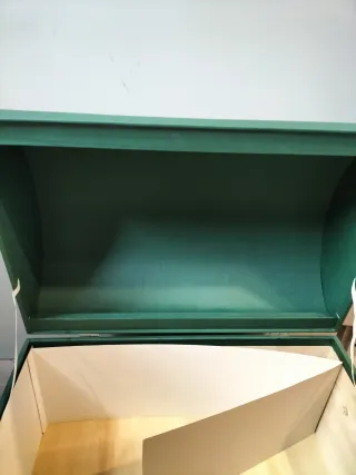 Grande baule in legno rivestito