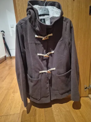 Cazadora militar talla 40 marrón/gris