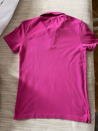 Polo Lacoste Fucsia Hombre Talla S