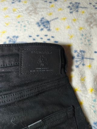 Pantalones vaqueros Springfield negros