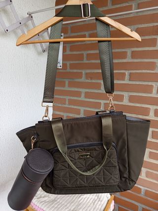Bolso River Island London Verde Oliva