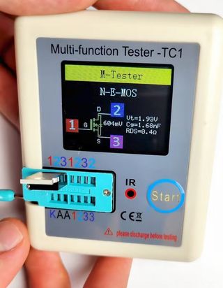 Probador Componentes Electrónicos TC1