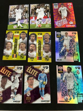 9 Cromos Megacrack Real Madrid 2025/26
