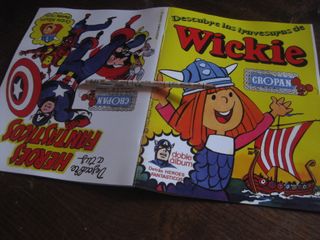 ALBUM FACSIMIL HEROES MARVEL WICKIE CROPAN. LEER.