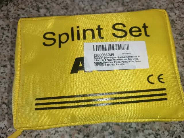 Kit Fascia Supporto Braccio Splint Set