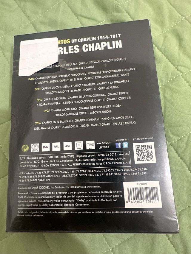 DVD Charles Chaplin: I cortometraggi 1914-1917