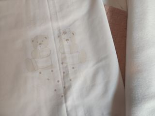 Sábanas cuna con ositos bordados