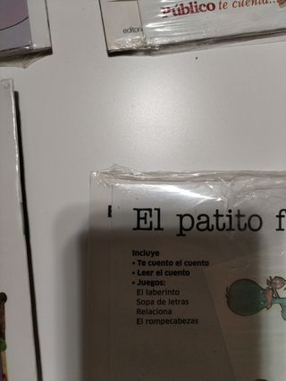 Lote 4 Cuentos Infantiles SIN ABRIR con CD (Españo
