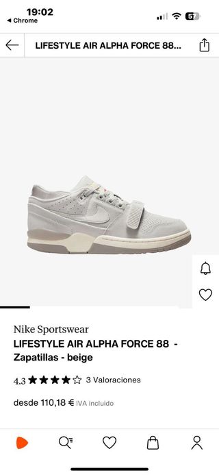 Nike Air Force 1 Alpha 88 Gris