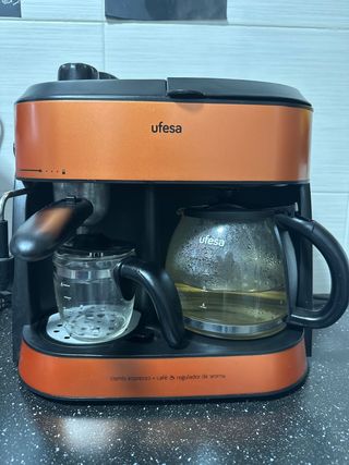 Cafetera Ufesa Duo Combi Espresso + Café