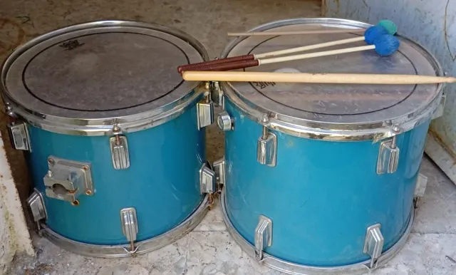 2 Tom de Batería Azul