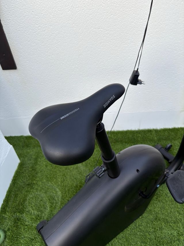 Bicicleta Estática Plegable Negra