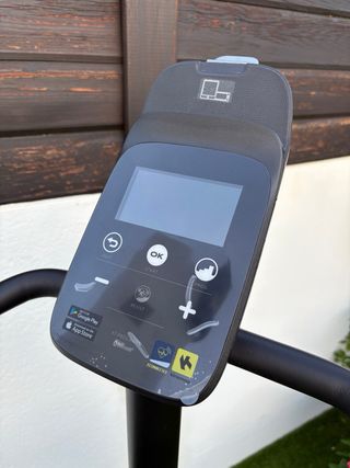 Bicicleta Estática Plegable Negra