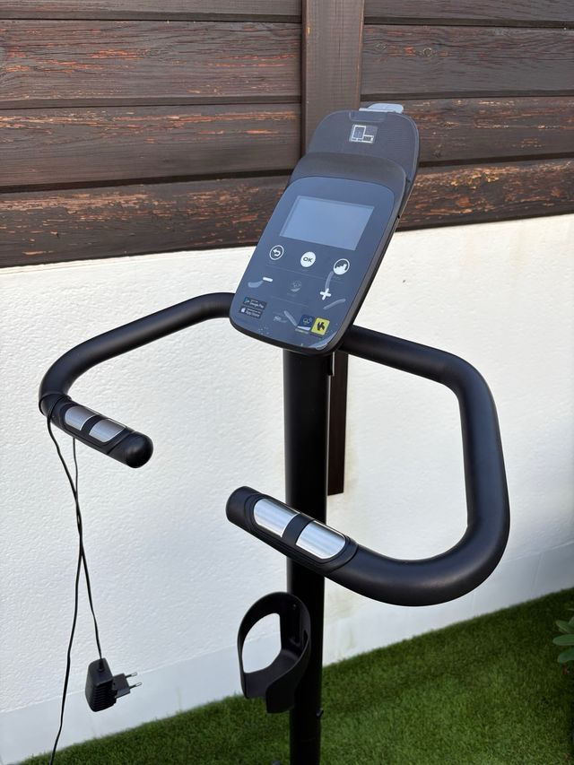 Bicicleta Estática Plegable Negra