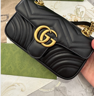 Gucci Negro Marmont 22cm