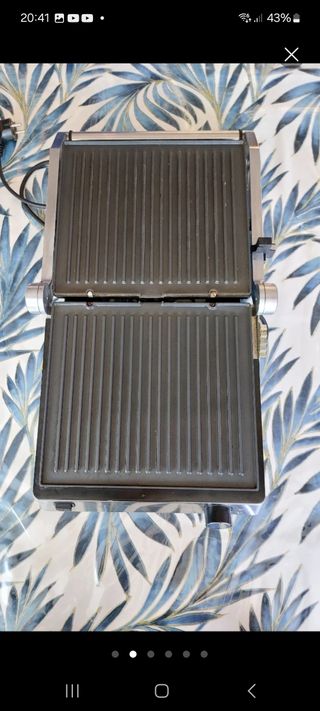 Plancha de cocina doble