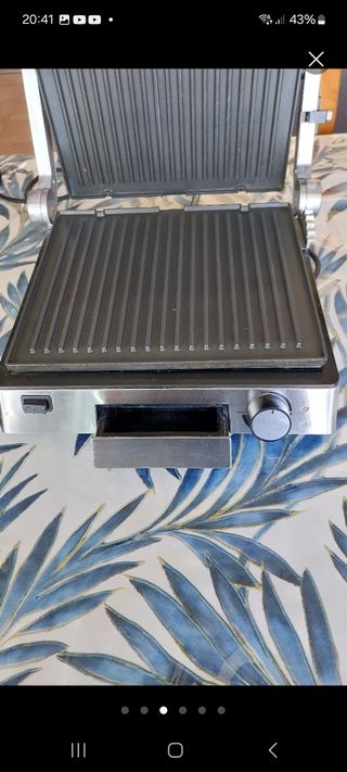Plancha de cocina doble