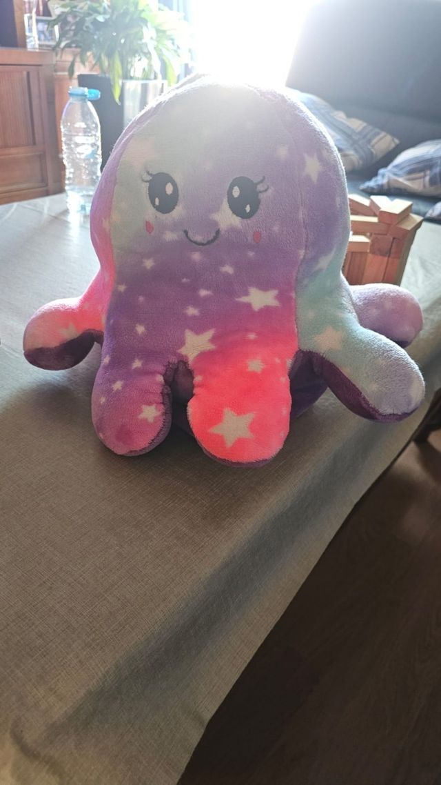 Peluche Pulpo Reversible 20cm