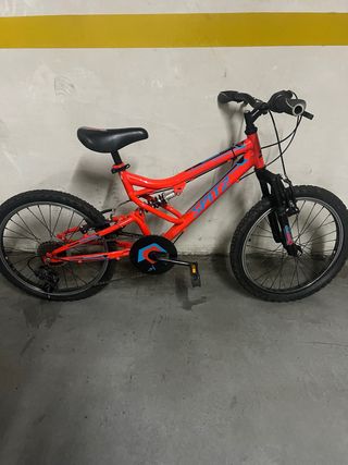 Bicicleta niño Spitz doble suspensión