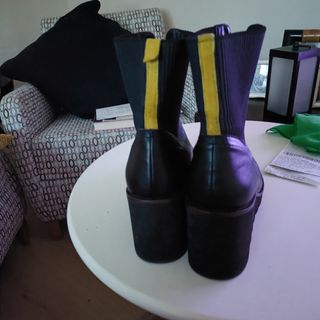 Botín Dura&Dura Piel Negro y Marrón