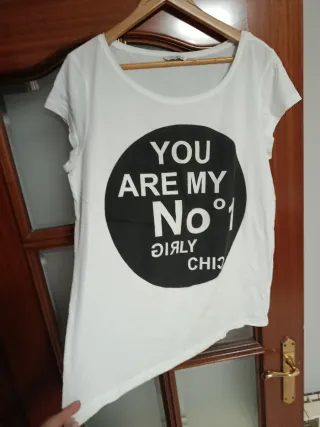 Camiseta blanca mujer YOU ARE MY N°1