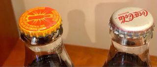 Bottiglie di Coca Cola provenienti da diversi paesi