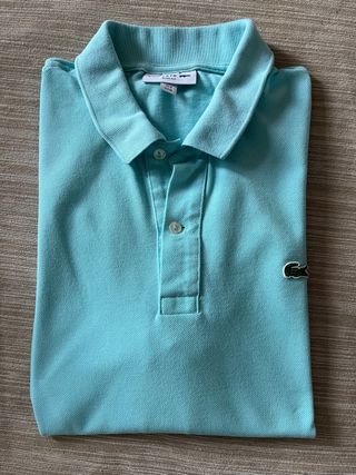 Polo Lacoste Turquesa Talla M